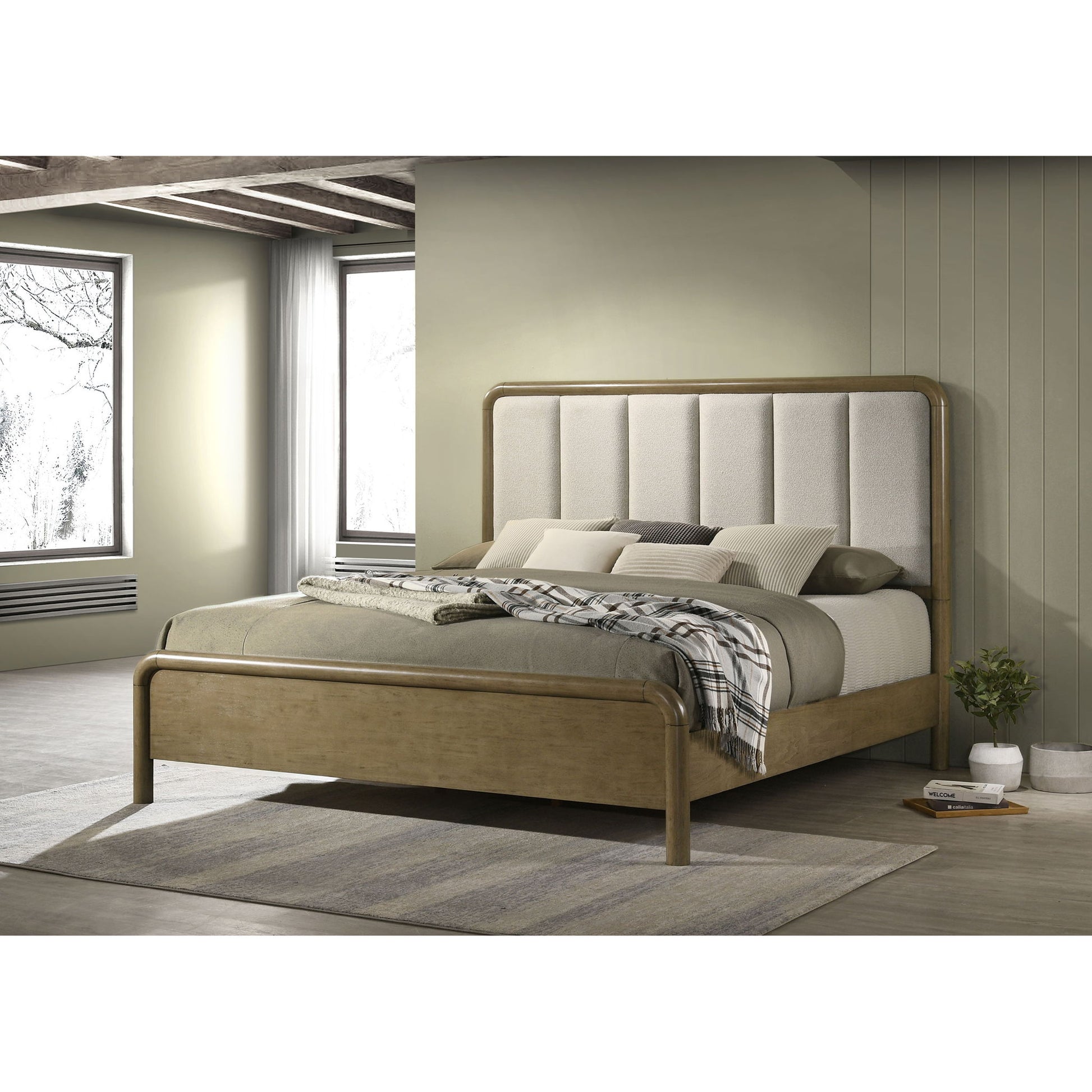 Tully - Queen Bed - Nutmeg Brown - The Sleep Loft - Online Mattress Showroom NYC