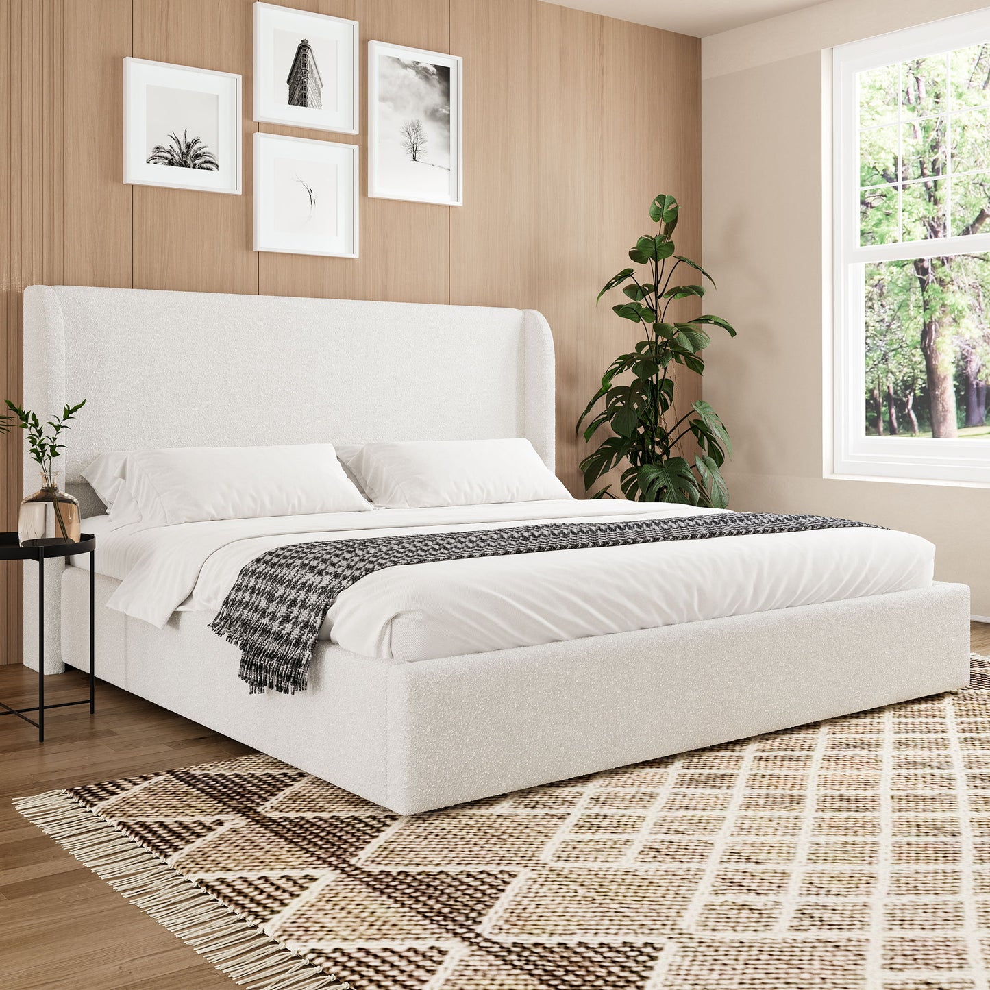 Upholstered Cloud Bed Frame With Headboard - The Sleep Loft - Online Mattress Showroom NYC