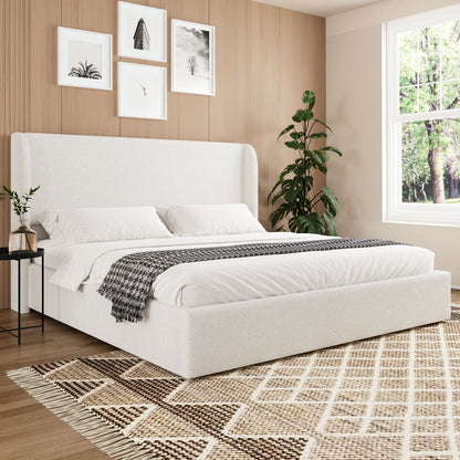 Upholstered Cloud Bed Frame With Headboard - The Sleep Loft - Online Mattress Showroom NYC