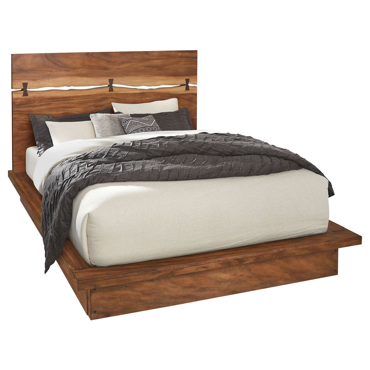 Mallory - Platform Bed With Exposed Joinery
