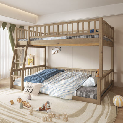 Bunk Bed With Ladder And Guardrails - The Sleep Loft - Online Mattress Showroom NYC