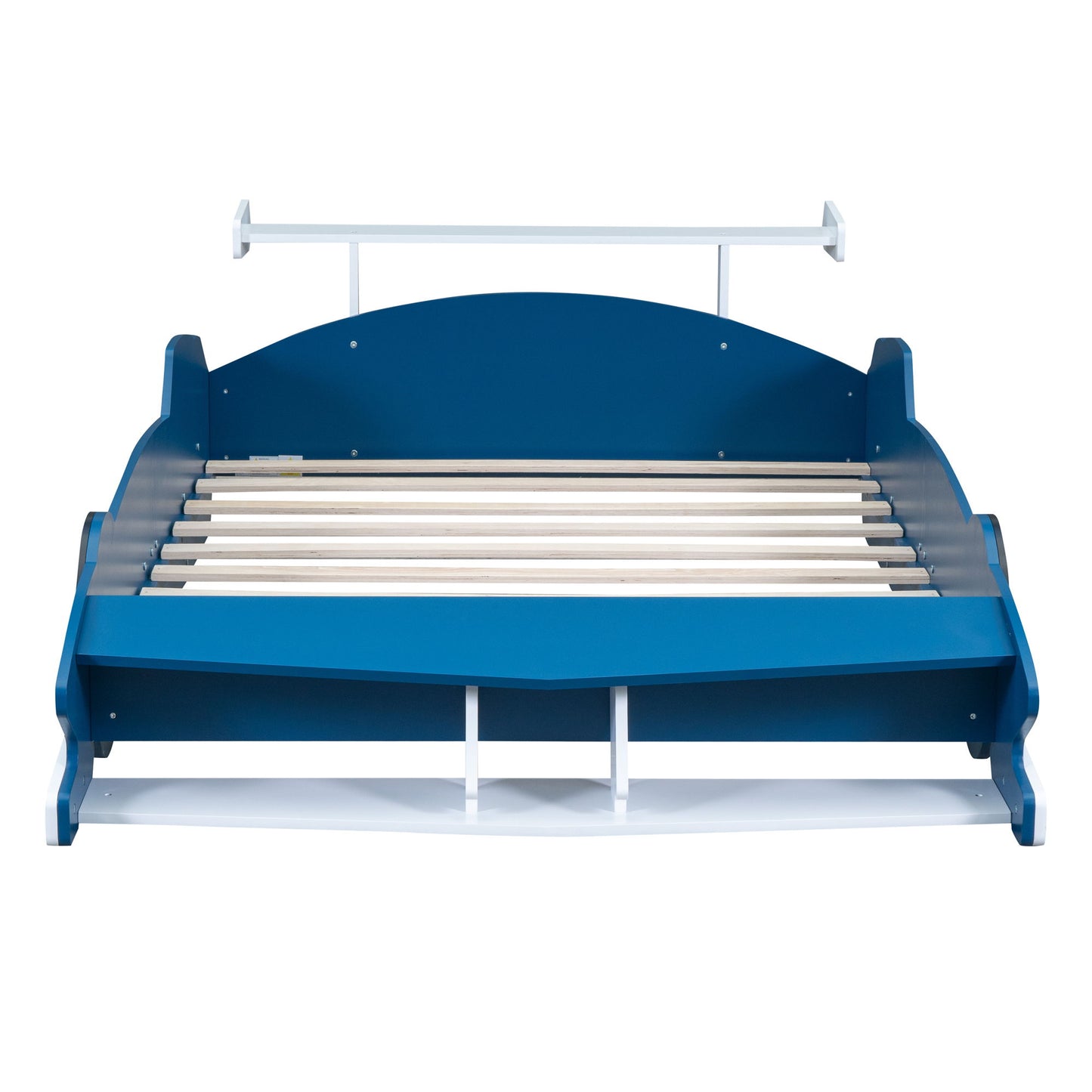 Race Car-Shaped Platform Bed With Wheels - The Sleep Loft - Online Mattress Showroom NYC