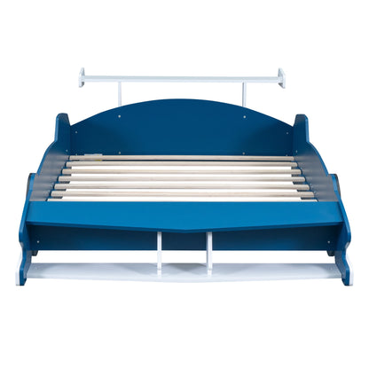 Race Car-Shaped Platform Bed With Wheels - The Sleep Loft - Online Mattress Showroom NYC