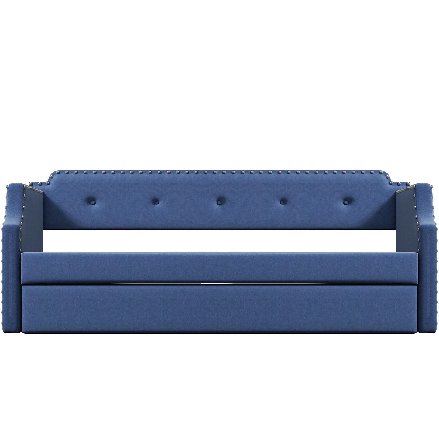 Upholstered Daybed With Trundle - The Sleep Loft - Online Mattress Showroom NYC
