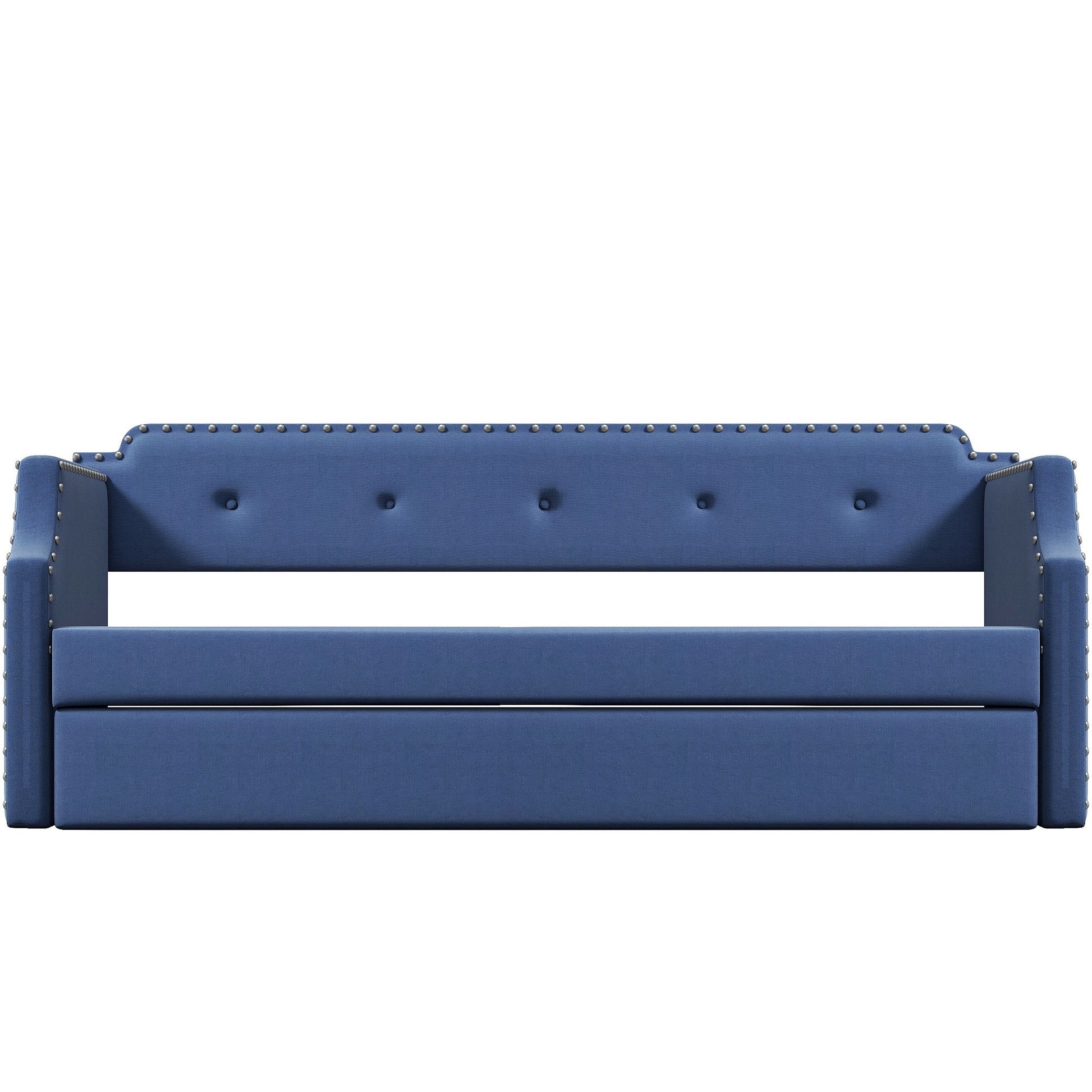 Upholstered Daybed With Trundle - The Sleep Loft - Online Mattress Showroom NYC
