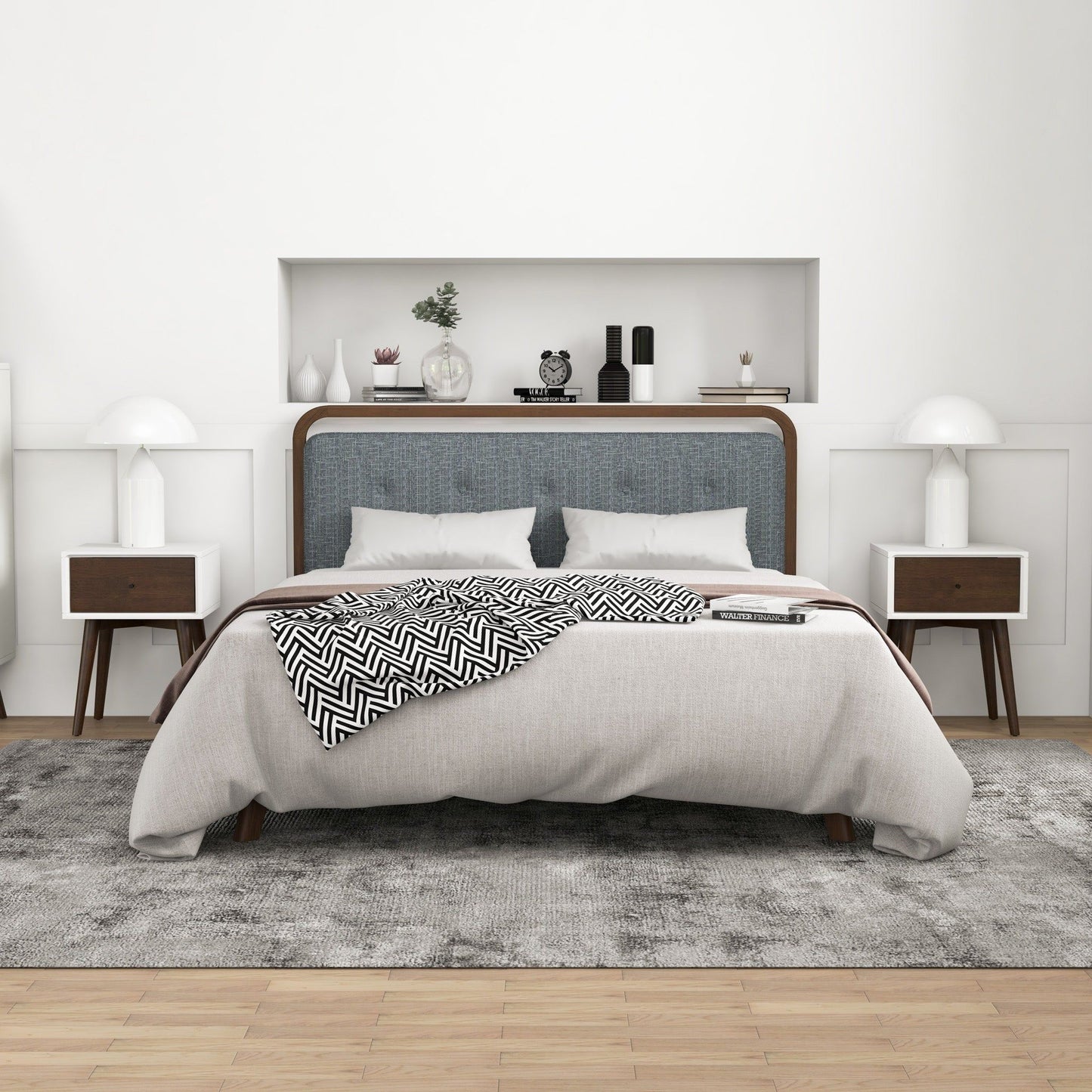 Avery - Modern Design Night Stand - The Sleep Loft - Online Mattress Showroom NYC