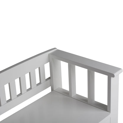 Acadian - Entryway Storage Bench, Handcrafted - The Sleep Loft - Online Mattress Showroom NYC