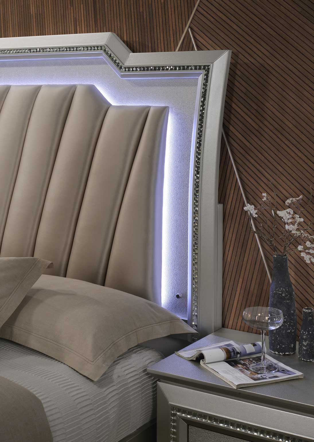 Kaitlyn - Bed With LED & Storage - The Sleep Loft - Online Mattress Showroom NYC