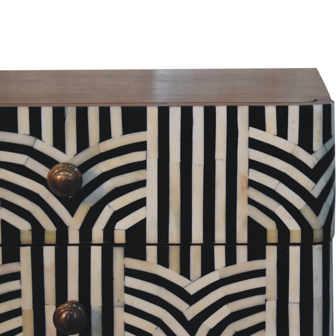 Edessa Bone Inlay Bedside - The Sleep Loft - Online Mattress Showroom NYC