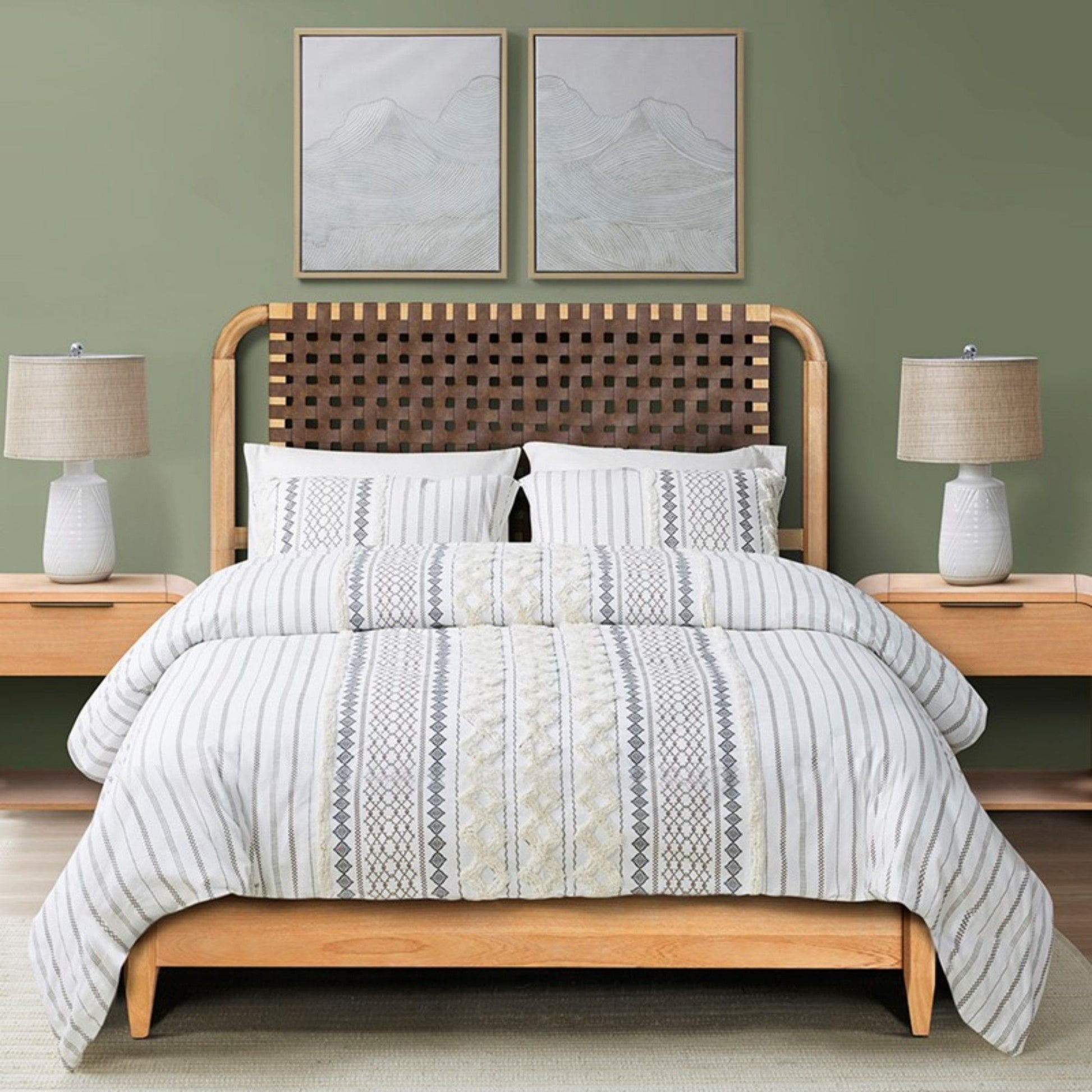 Queen Bed With Caramel Maple Wood - Natural - The Sleep Loft - Online Mattress Showroom NYC