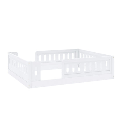 Platform Bed With Guardrail - The Sleep Loft - Online Mattress Showroom NYC