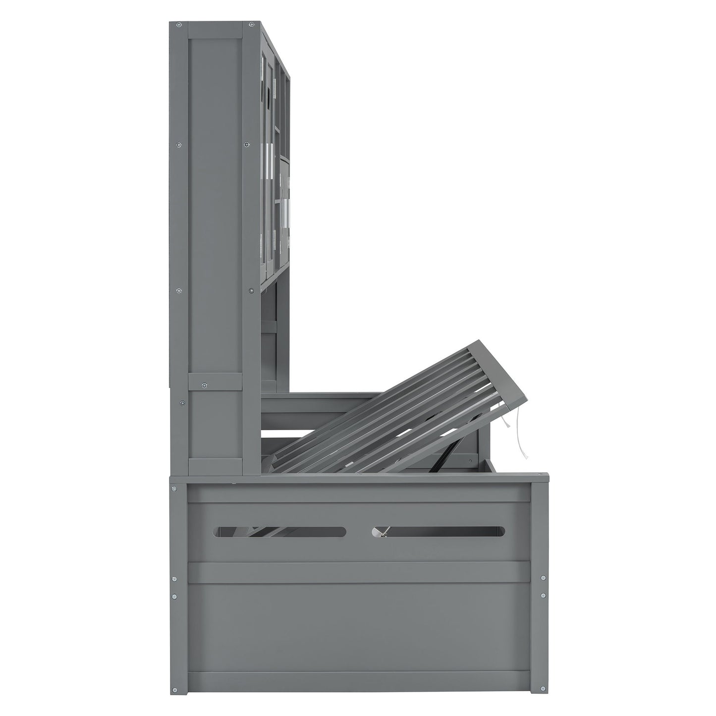 Daybed With All-In-One Cabinet And Shelf - The Sleep Loft - Online Mattress Showroom NYC