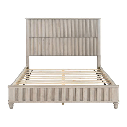 Platform Bed Frame & Tall Headboard