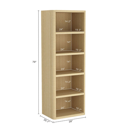 Rivington - Open Bookcase - The Sleep Loft - Online Mattress Showroom NYC