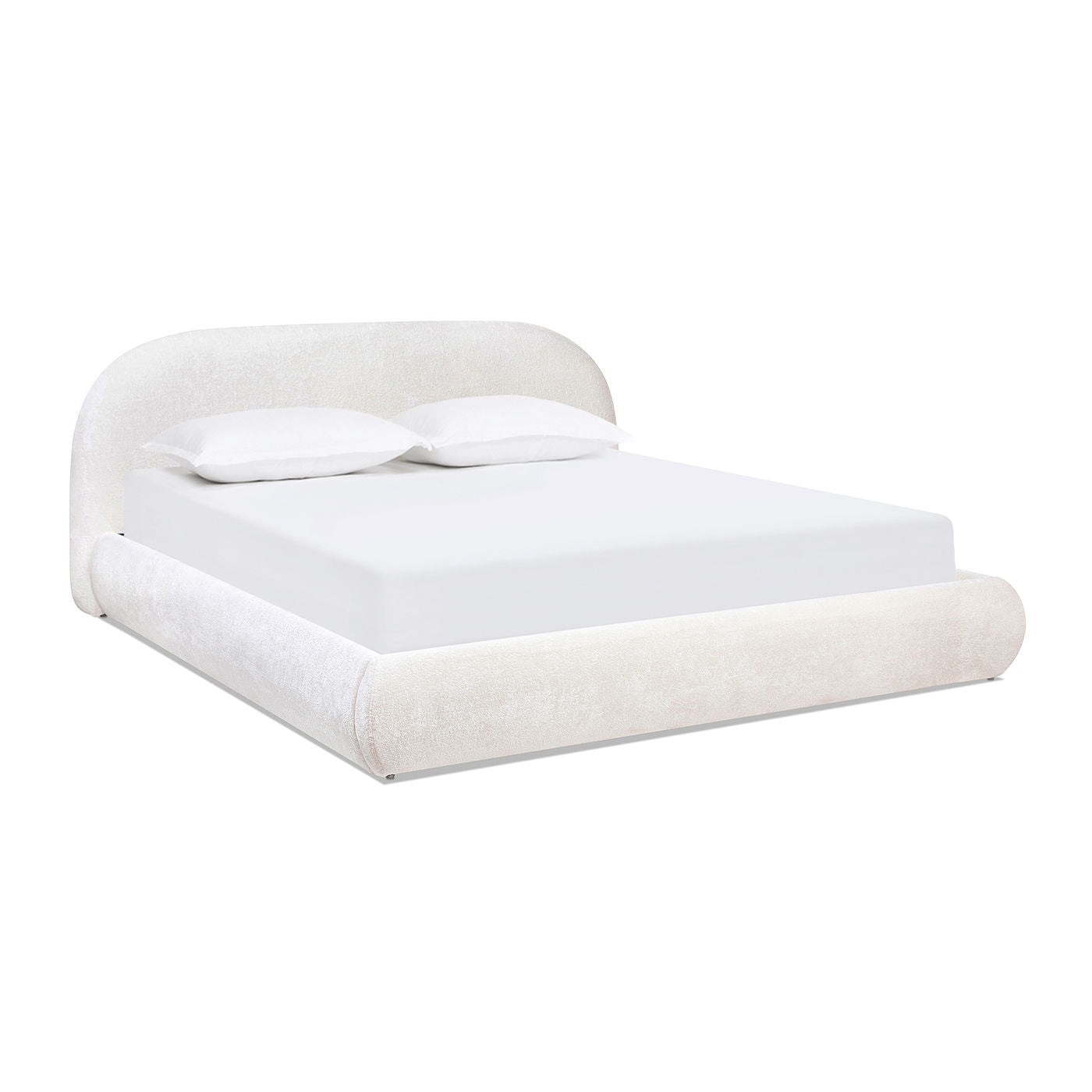 Archie Puffy Grounded - Upholstered Platform Bed - The Sleep Loft - Online Mattress Showroom NYC