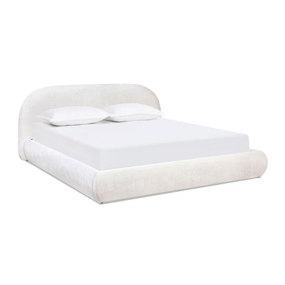 Archie Puffy Grounded - Upholstered Platform Bed - The Sleep Loft - Online Mattress Showroom NYC