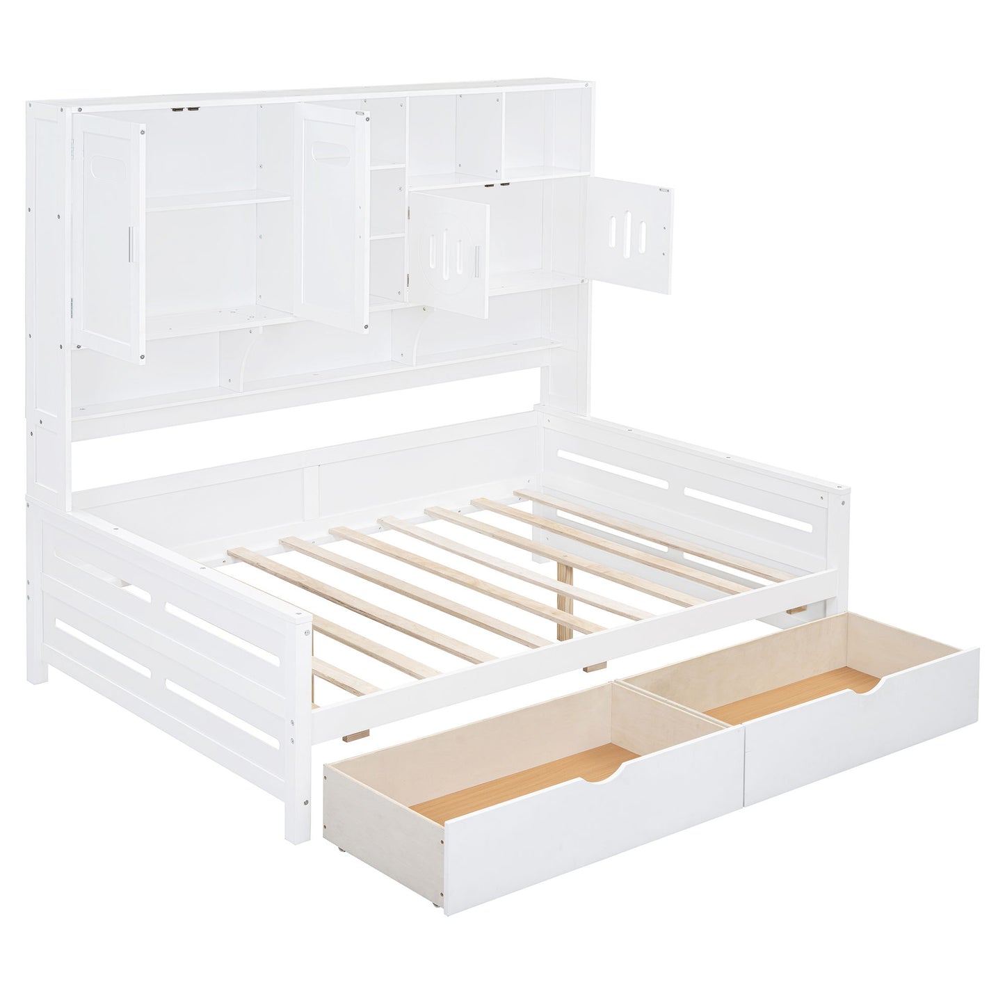 Daybed With All-In-One Cabinet And Shelf - The Sleep Loft - Online Mattress Showroom NYC