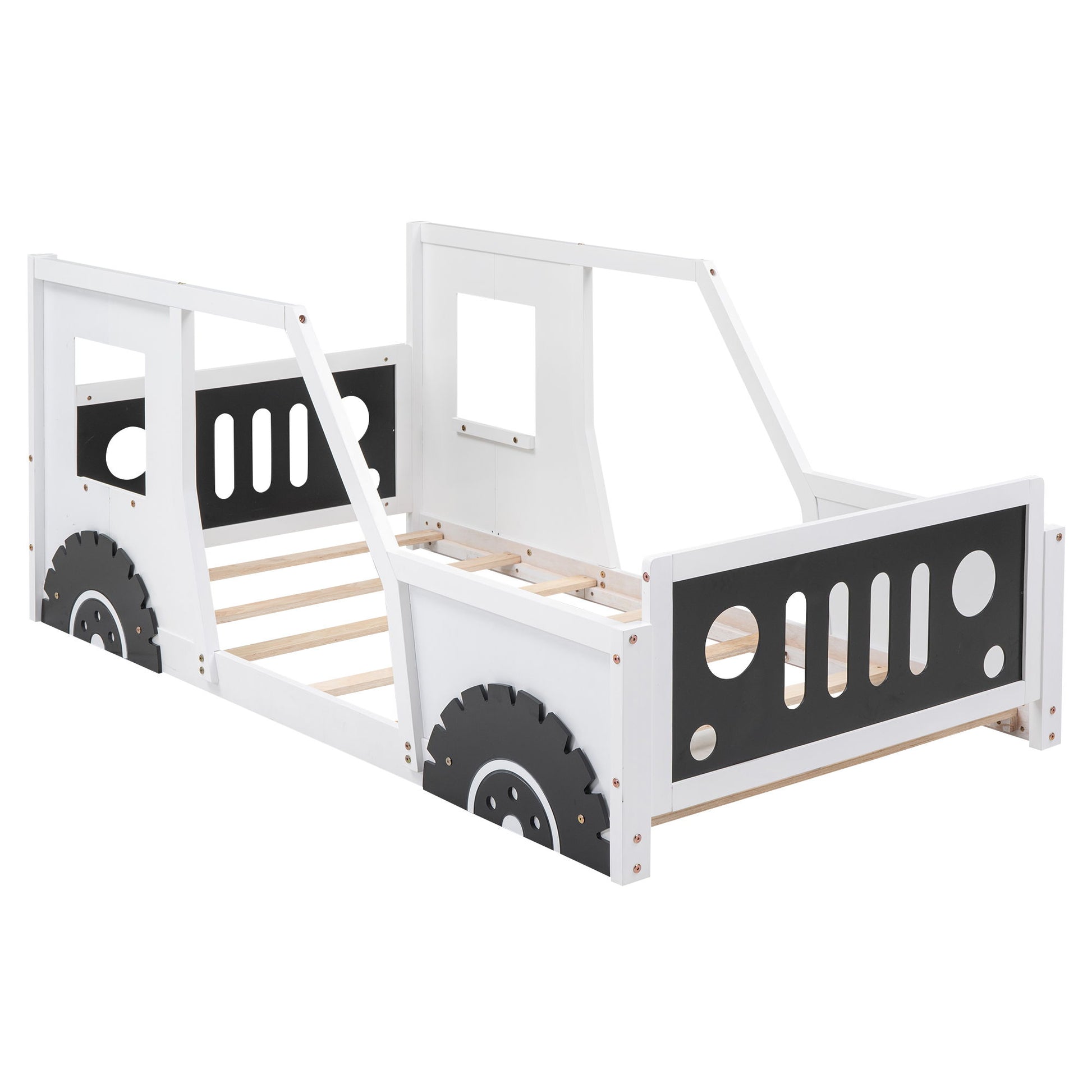 Classic Car Shaped Platform Bed With Wheels - The Sleep Loft - Online Mattress Showroom NYC