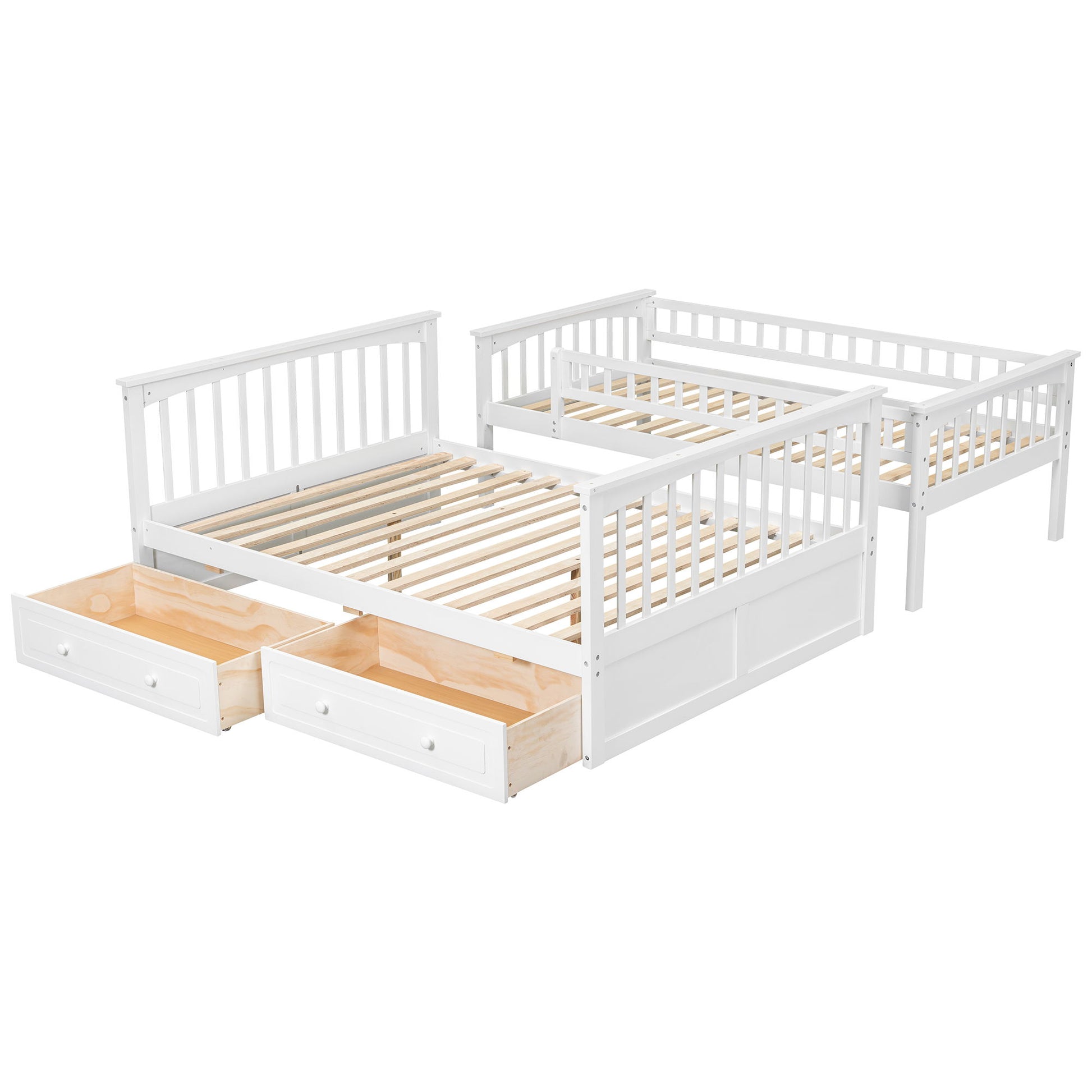 Bunk Bed With Drawers, Convertible Storage Bed - The Sleep Loft - Online Mattress Showroom NYC