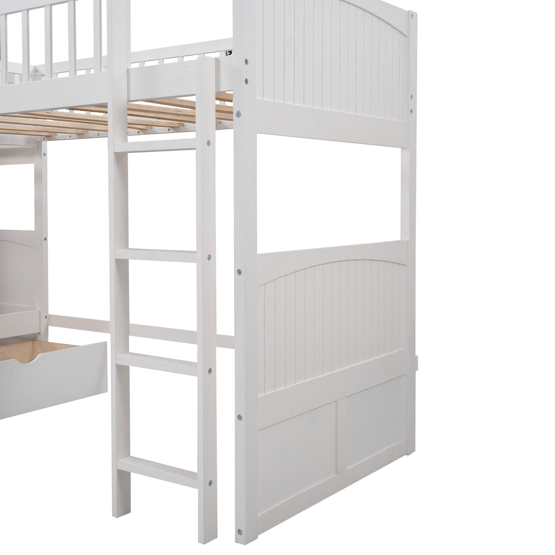 Bunk Bed With Loft And 2 Drawers - The Sleep Loft - Online Mattress Showroom NYC