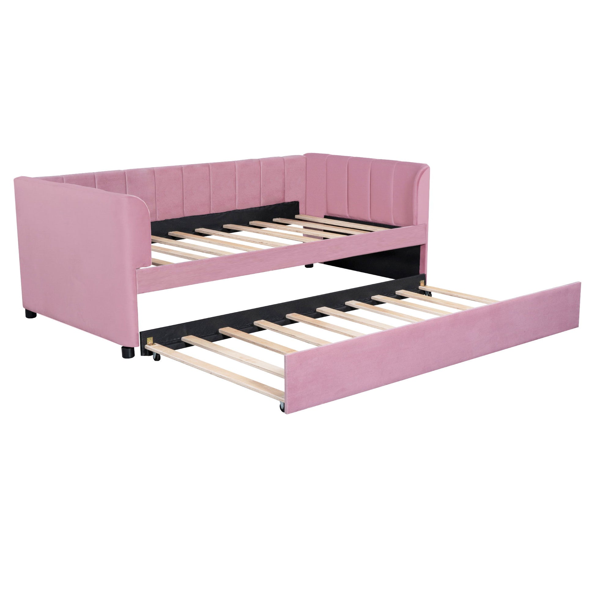 Upholstered Daybed With Ergonomic Design Backrest - The Sleep Loft - Online Mattress Showroom NYC