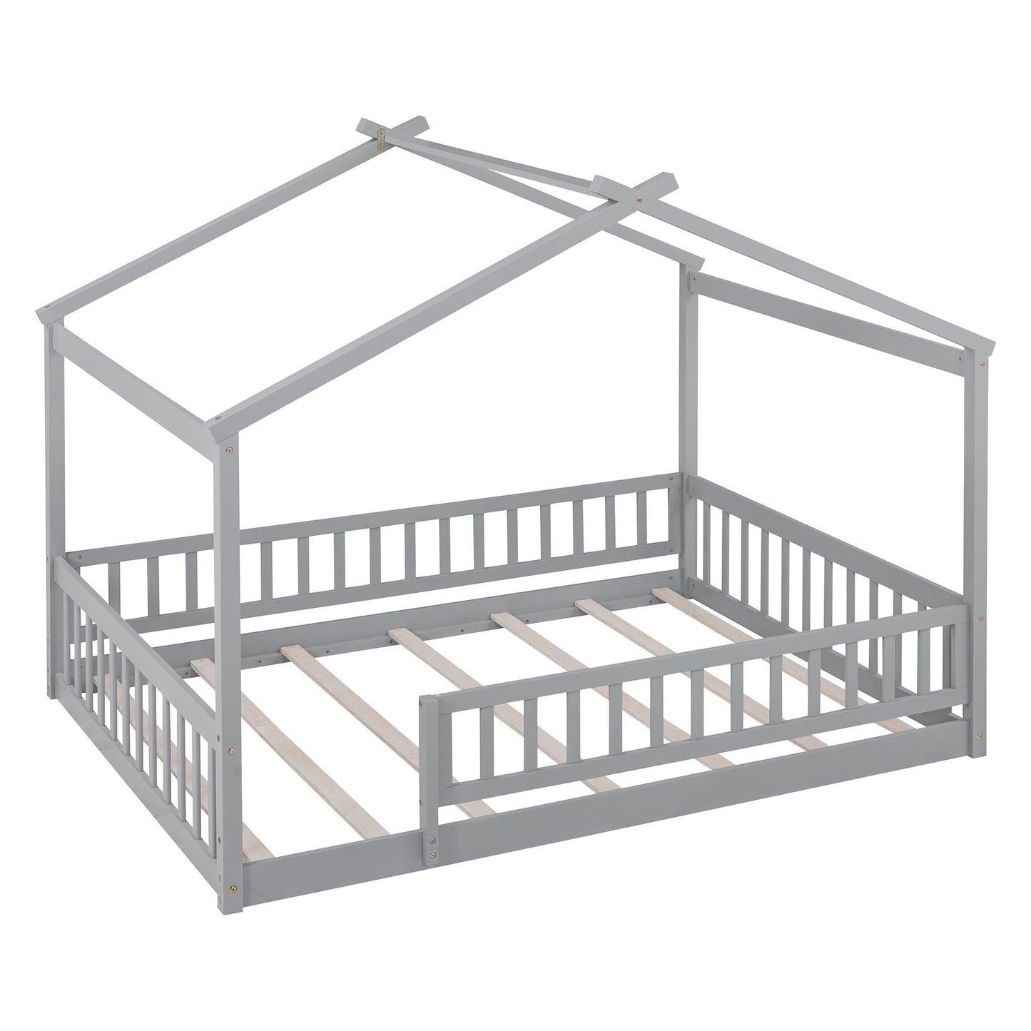 Bed House Bed Frame With Fence - The Sleep Loft - Online Mattress Showroom NYC