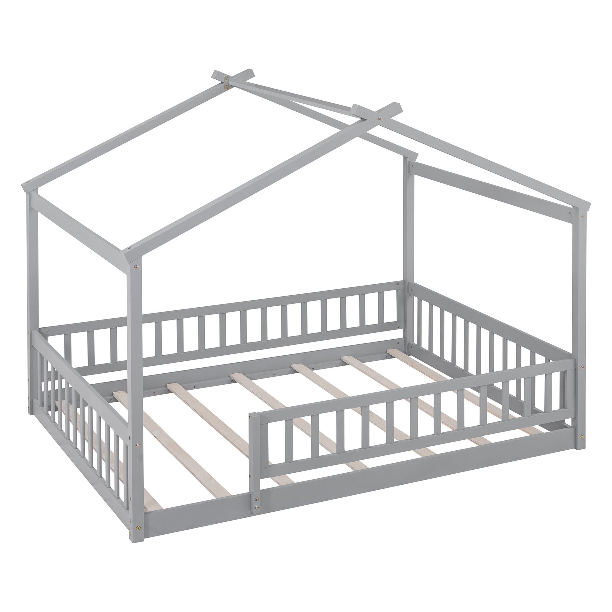 Bed House Bed Frame With Fence - The Sleep Loft - Online Mattress Showroom NYC