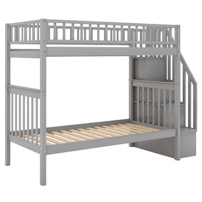 Bunk Bed With Staircase - The Sleep Loft - Online Mattress Showroom NYC