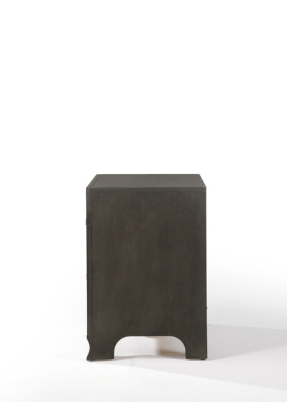 Carine II - Nightstand - Gray - The Sleep Loft - Online Mattress Showroom NYC