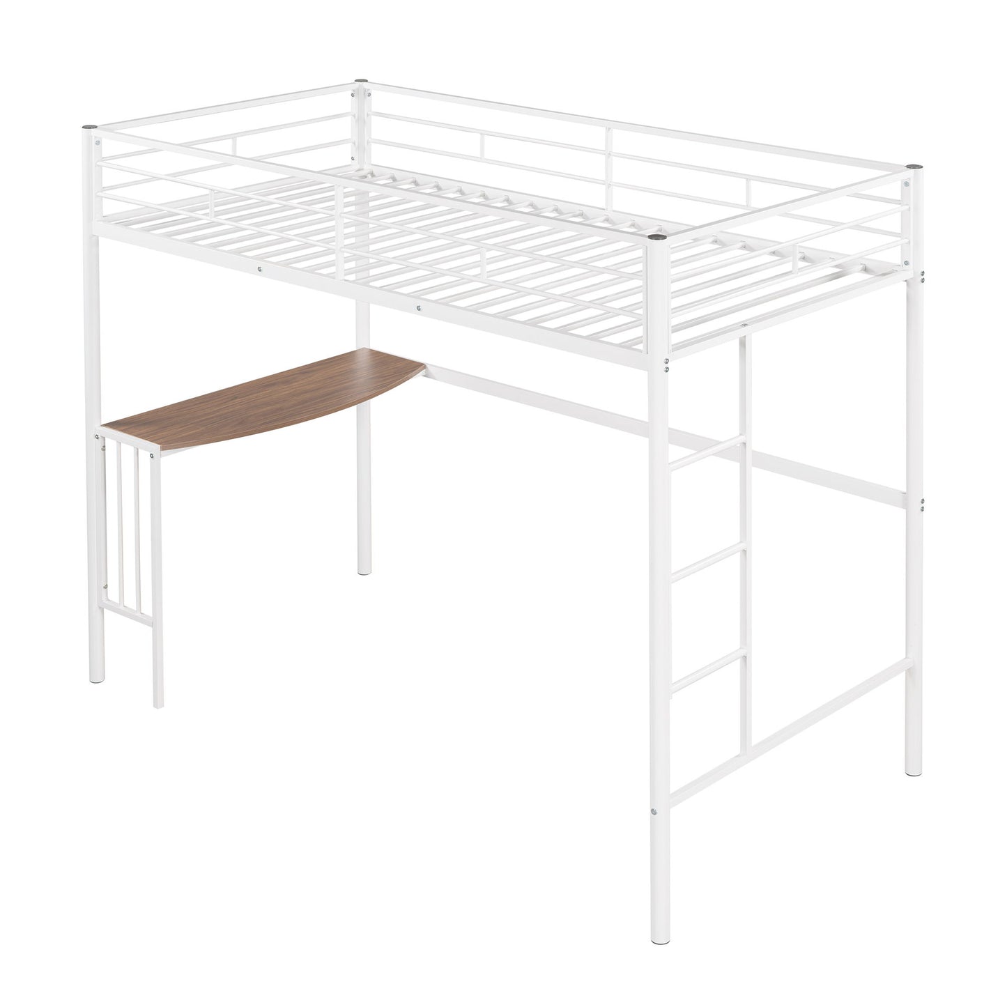 Bunk Bed With Desk, Ladder And Quality Slats For Bedroom - The Sleep Loft - Online Mattress Showroom NYC