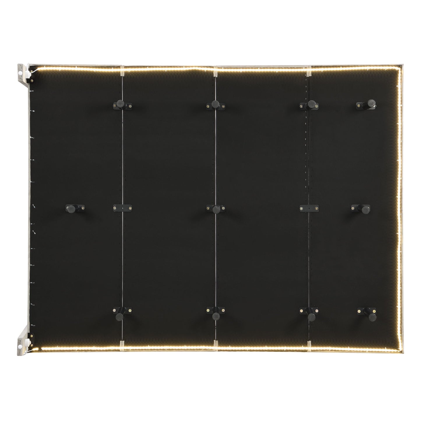 Upholstered Bed With Sensor Light And Headboard, Floating Velvet Platform Bed - The Sleep Loft - Online Mattress Showroom NYC