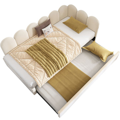 Upholstered Daybed With Metal Slatted Base - The Sleep Loft - Online Mattress Showroom NYC