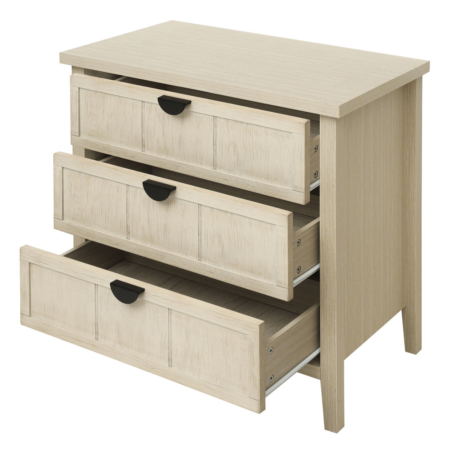 3 Drawer Cabinet, For Bedroom - Natural