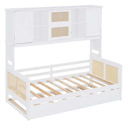 Daybed And All In One Cabinet And Shelf - The Sleep Loft - Online Mattress Showroom NYC