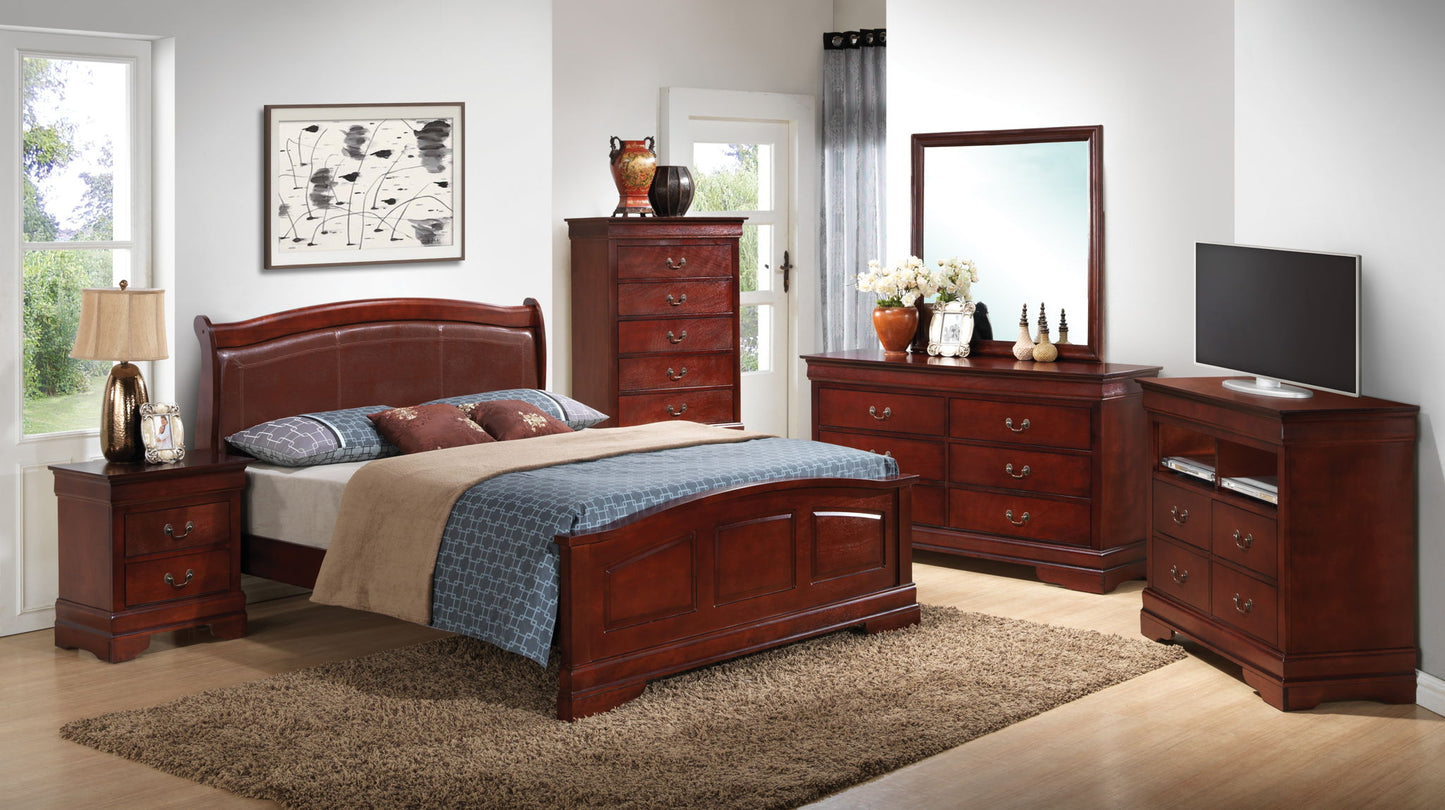 Panel Sleigh Bed Elegantly Crafted - The Sleep Loft - Online Mattress Showroom NYC