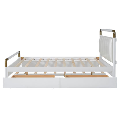 Storage Platform Bed, With 2 Big Drawers, Trundle - The Sleep Loft - Online Mattress Showroom NYC