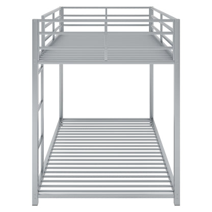 Metal Bunk Bed, Low Bunk Bed With Ladder - The Sleep Loft - Online Mattress Showroom NYC