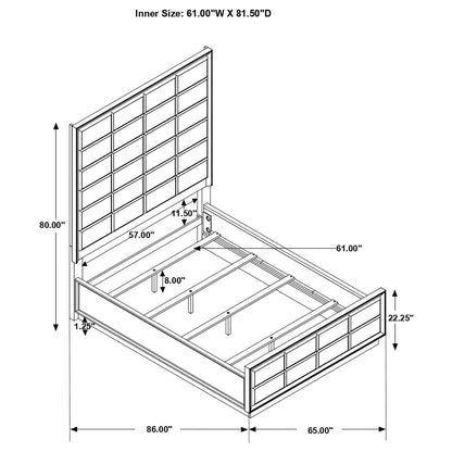 Drea - Panel Bed