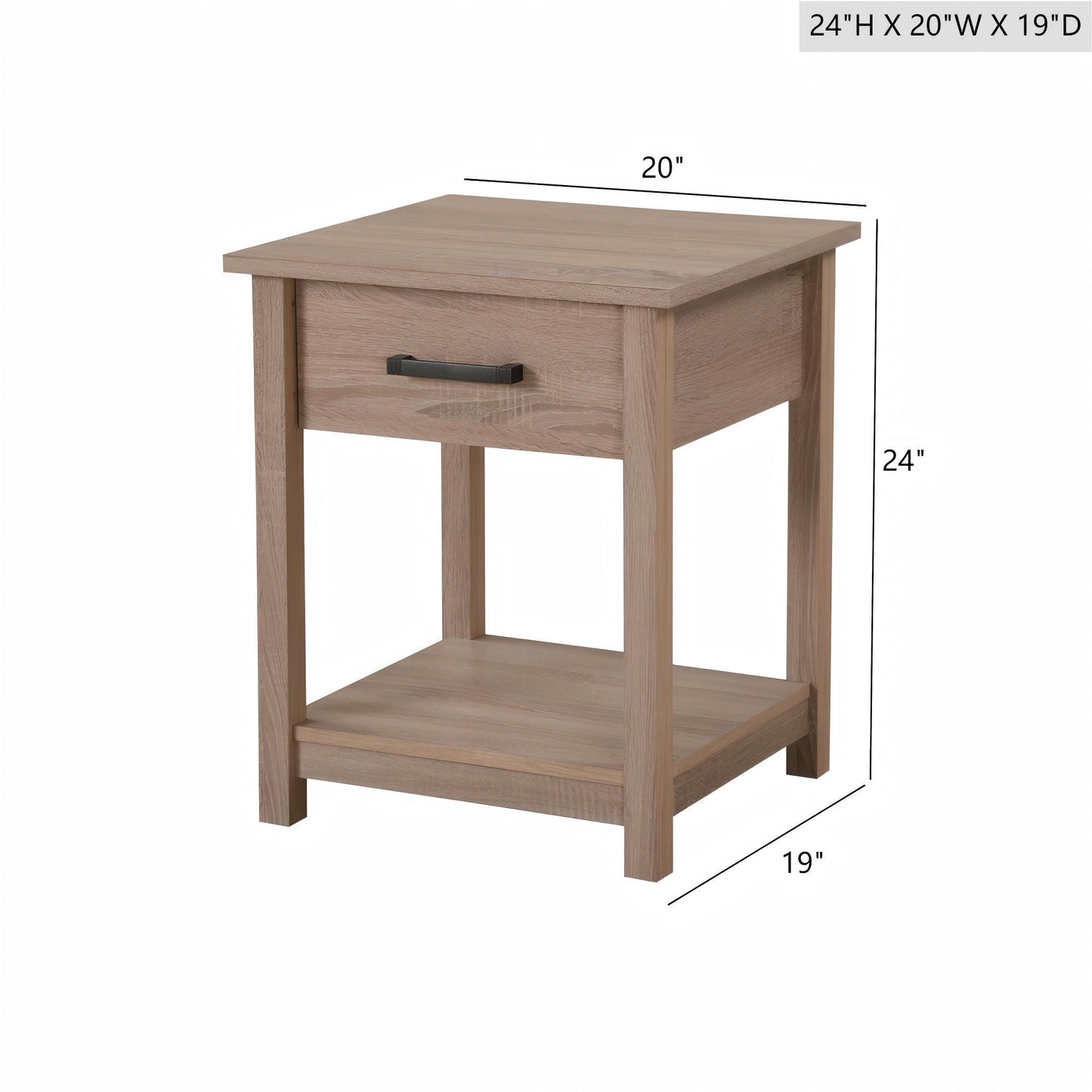 Salem - Nightstand - The Sleep Loft - Online Mattress Showroom NYC