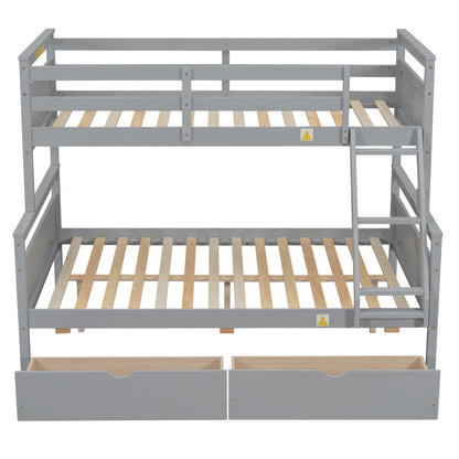 Bunk Bed With Ladder And Safety Guardrail - The Sleep Loft - Online Mattress Showroom NYC