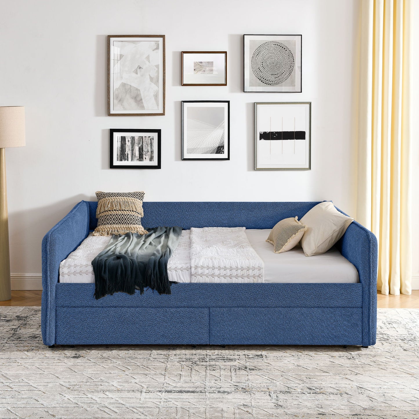 Upholstered Daybed & 2 Drawers - The Sleep Loft - Online Mattress Showroom NYC