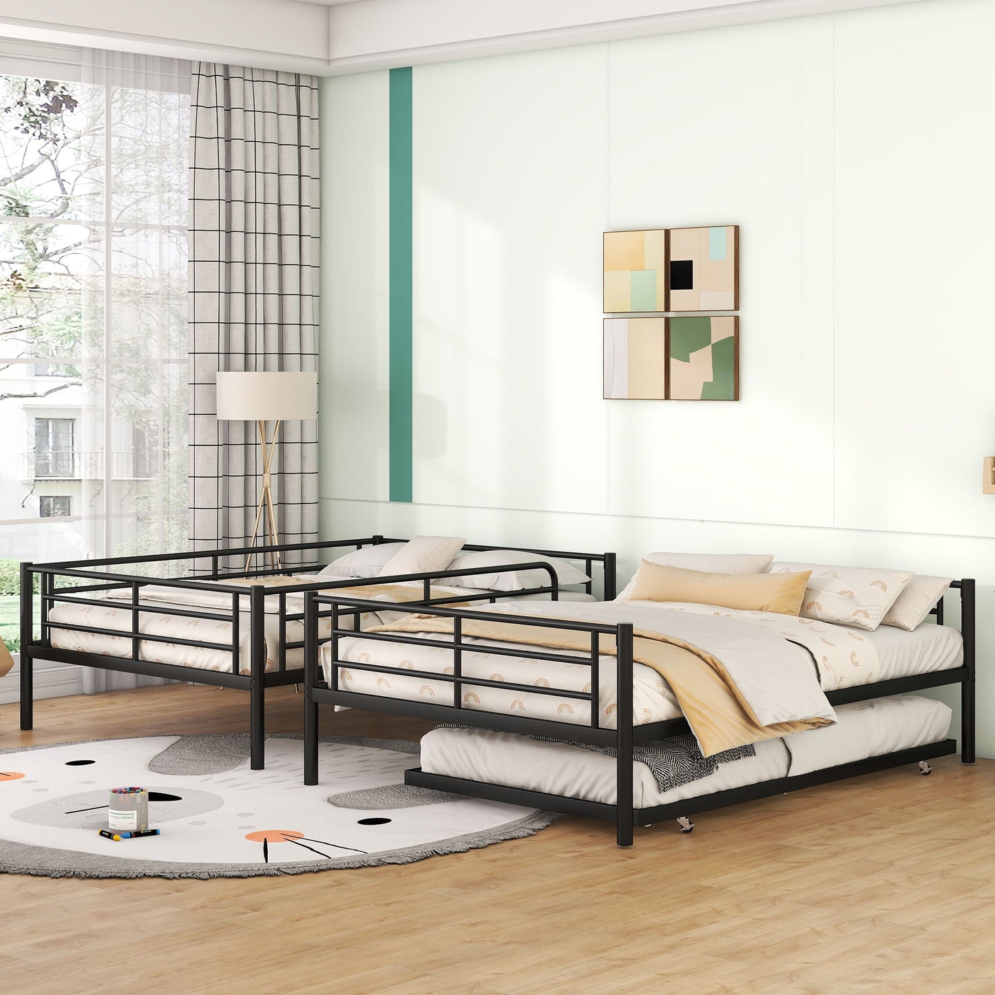 Steel Construction Bunk Bed - The Sleep Loft - Online Mattress Showroom NYC