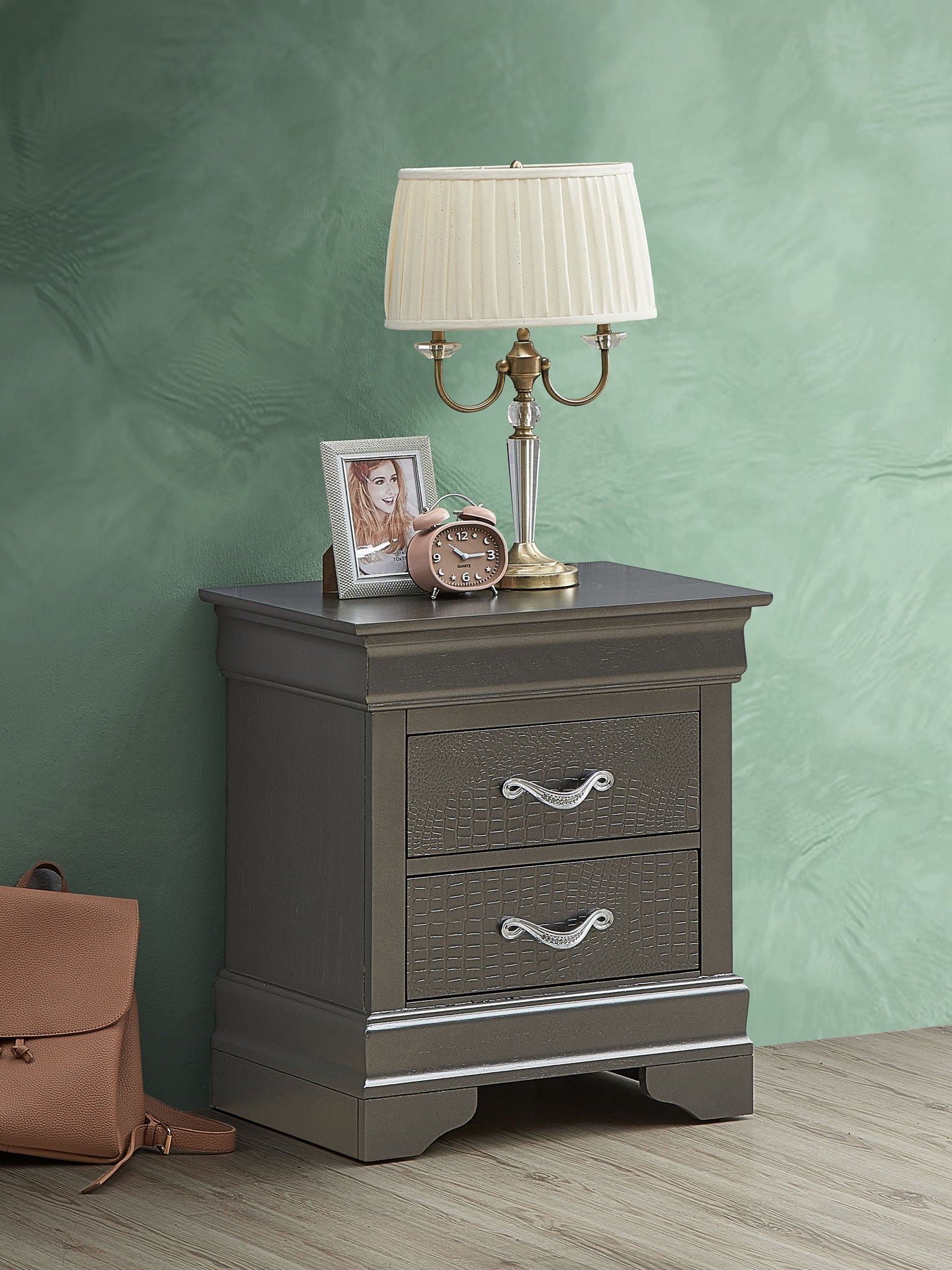 Decorative Accents Nightstand - The Sleep Loft - Online Mattress Showroom NYC