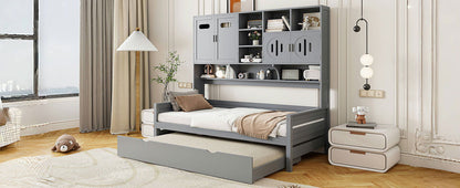 Daybed With All-In-One Cabinet And Shelf - The Sleep Loft - Online Mattress Showroom NYC