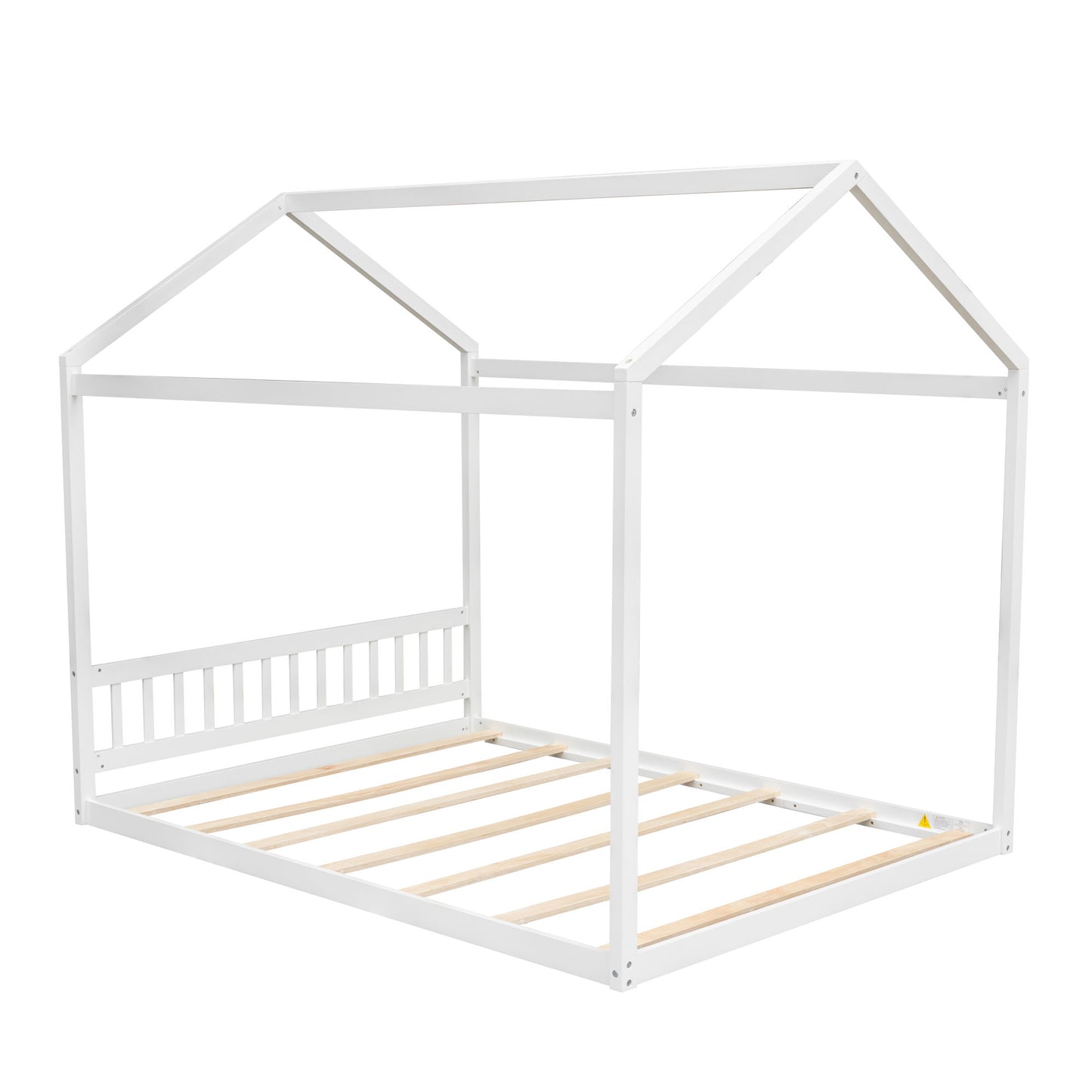 Wooden House Bed With Headboard - The Sleep Loft - Online Mattress Showroom NYC