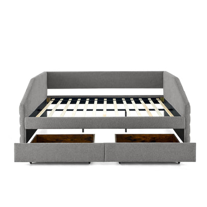 Elegant Daybed With Trundle Upholstered Tufted Sofa Bed - The Sleep Loft - Online Mattress Showroom NYC