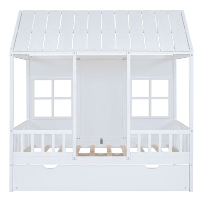 House Bed With Twin Size Trundle, Daybed - The Sleep Loft - Online Mattress Showroom NYC