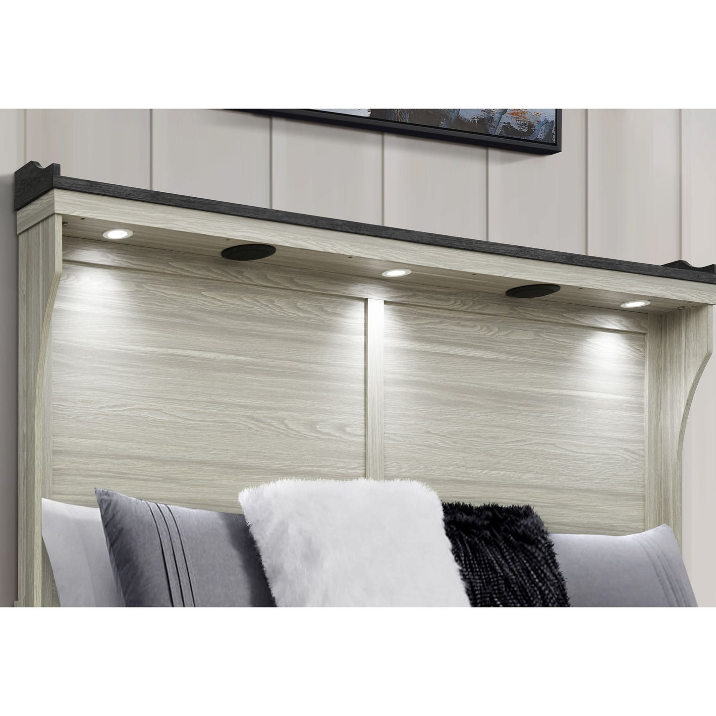 Augusta - Bed With Lit Headboard - The Sleep Loft - Online Mattress Showroom NYC