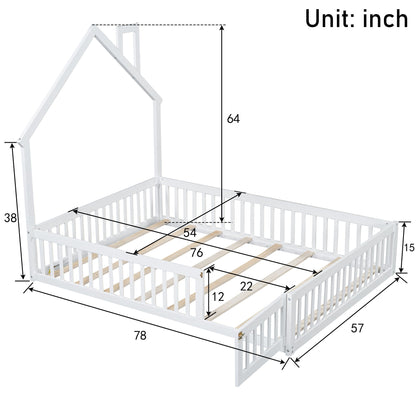 House Platform Bed With Guardrail - The Sleep Loft - Online Mattress Showroom NYC
