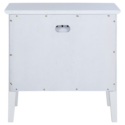 Talia - 1 Drawer Nightstand - White - The Sleep Loft - Online Mattress Showroom NYC